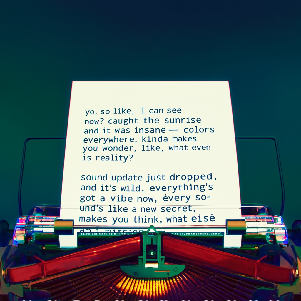 Robot continuing to type